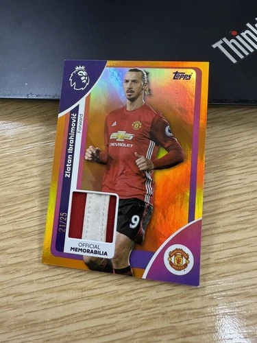 Zlatan Ibrahimovic 2025 Topps Premier League Orange /25