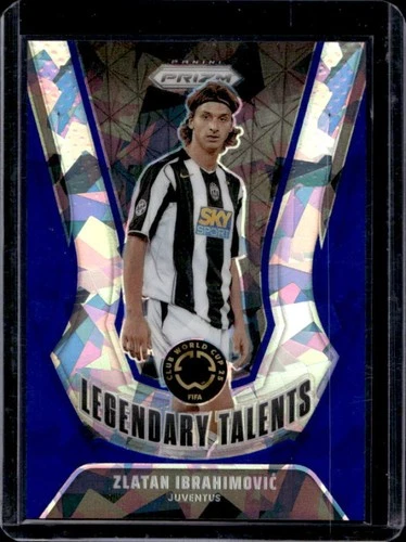 Zlatan Ibrahimovic 2025 Panini Prizm Blue Ice /99