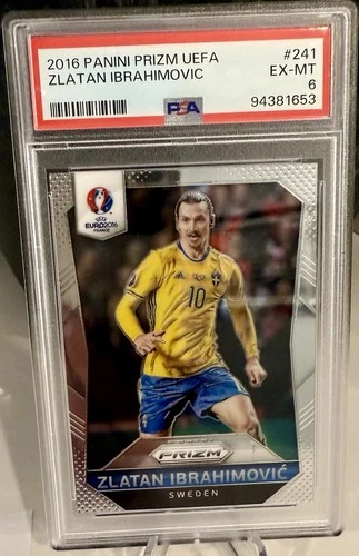 Zlatan Ibrahimovic 2016 Panini Prizm Euro