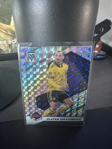 Zlatan Ibrahimovic 2021 Panini Road to FIFA World Cup Silver Prizm Mosaic