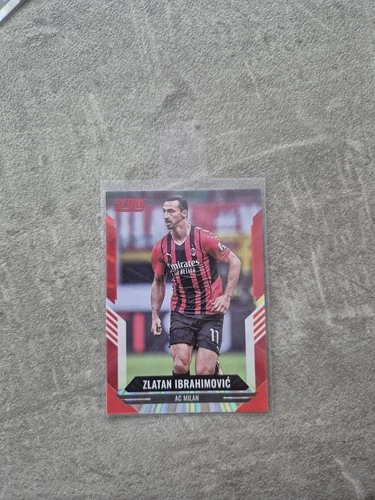 Zlatan Ibrahimovic 2021 Panini Score FIFA Red Lasers