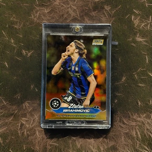 Zlatan Ibrahimovic 2023 Topps Stadium Gold Refractor /50