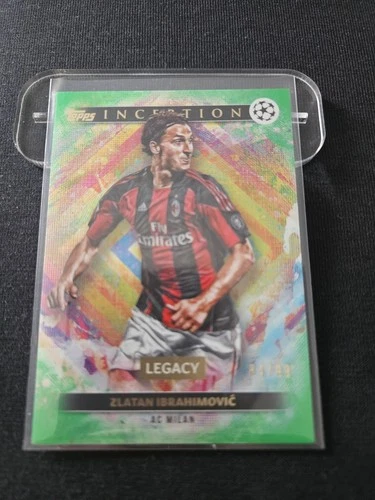 Zlatan Ibrahimovic 2024 Topps Inception UCC Green Foil /99