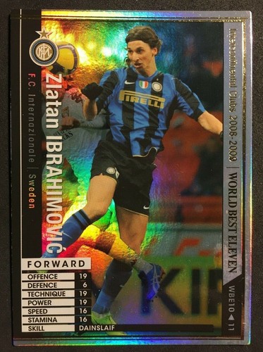 Zlatan Ibrahimovic 2008 Panini WCCF World Best Eleven