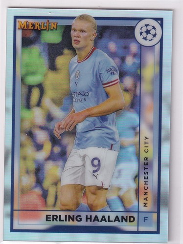 Erling Haaland Merlin Chrome Silver Refractor