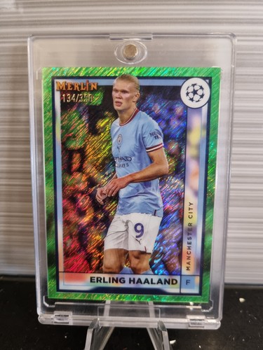 Erling Haaland Merlin Chrome Neon Green Shimmer