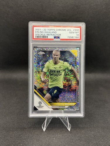 Erling Haaland Chrome UCL Speckle Refractor