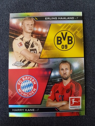 Erling Haaland / Harry Kane Chrome Bundesliga 