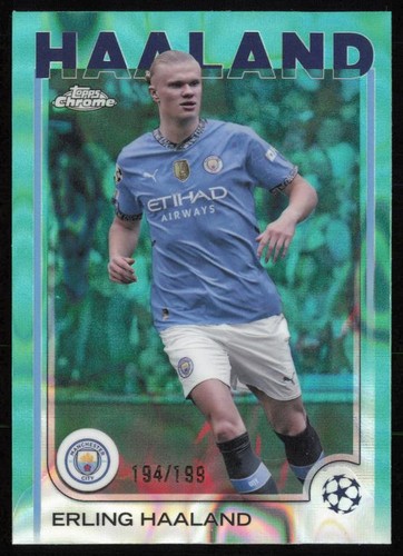 Erling Haaland Chrome Aqua Lava Refractor