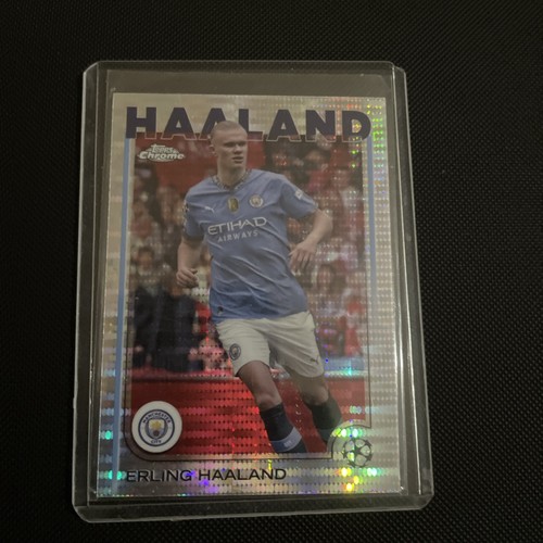Erling Haaland Chrome UEFA Club Competitions Pulsar Refractor