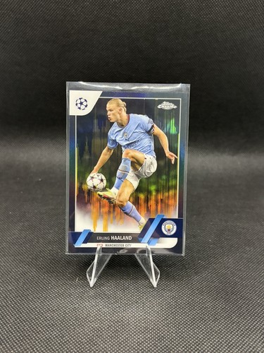 Erling Haaland Chrome UEFA Black/Gold Seismic