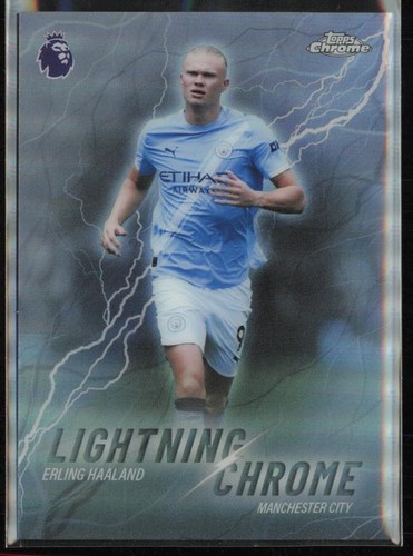 Erling Haaland Chrome EPL Lightning Chrome