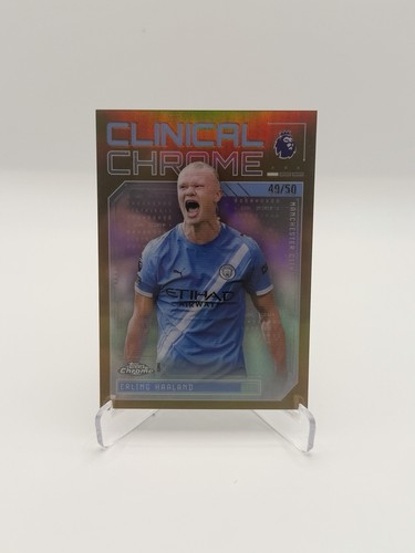 Erling Haaland Chrome Gold