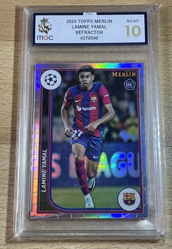 Lamine Yamal Merlin Chrome Refractor