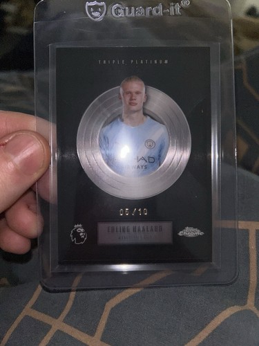 Erling Haaland Chrome Triple Platinum