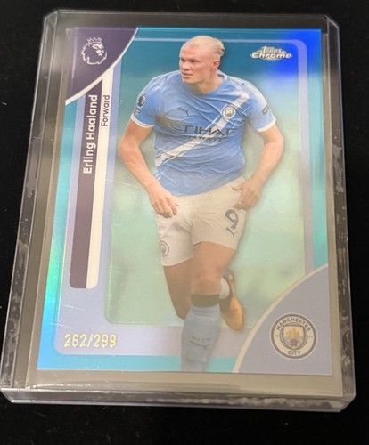 Erling Haaland Chrome Premier League Aqua
