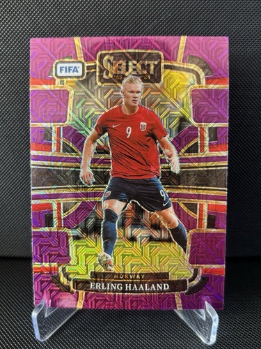 Erling Haaland Select Purple Mojo Prizm