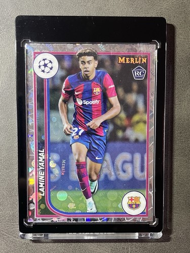 Lamine Yamal Merlin Chrome Retro Refractor