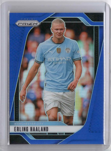 Erling Haaland Prizm Premier League Blue Prizm
