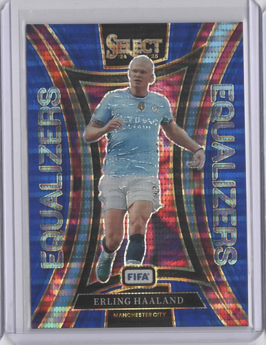Erling Haaland Select Blue Pulsar Prizm