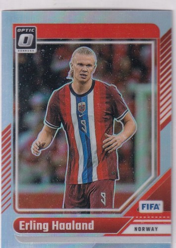 Erling Haaland Donruss Optic Silver Prizm