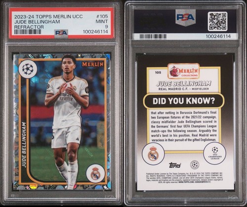 Jude Bellingham Merlin Chrome Refractor