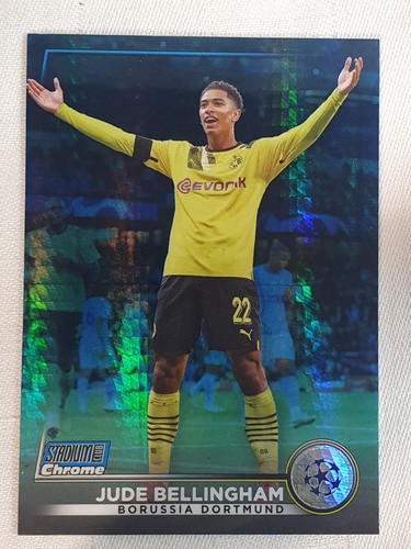 Jude Bellingham Stadium Club Chrome Aqua