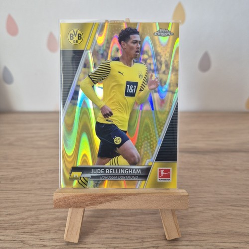Jude Bellingham Chrome Gold Raywave Refractor