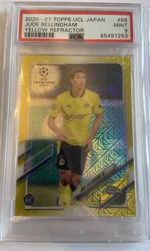 Jude Bellingham Chrome UCL Japan Yellow Refractor