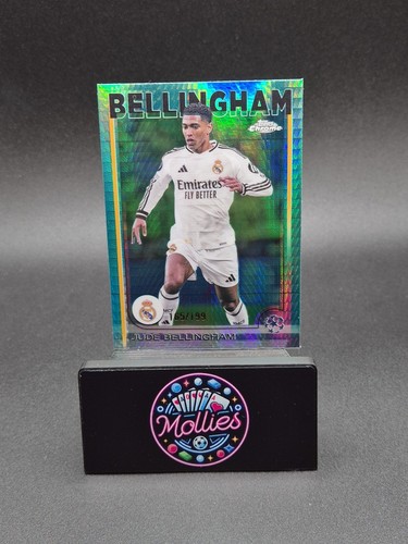 Jude Bellingham Chrome Aqua Prism Refractor