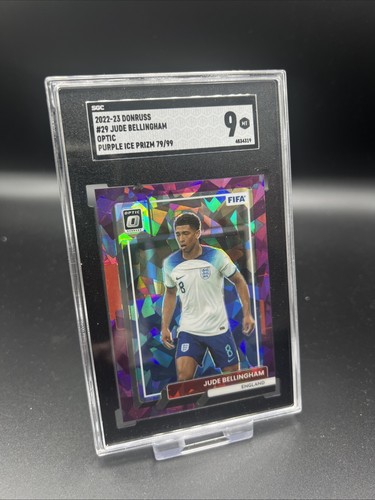 Jude Bellingham Donruss Purple Ice Prizm