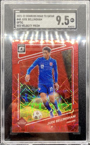 Jude Bellingham Donruss Optic Red Velocity Prizm