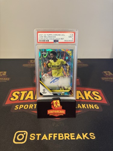 Jude Bellingham Chrome Aqua Lava Refractor