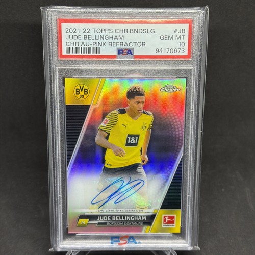 Jude Bellingham Chrome Pink Refractor