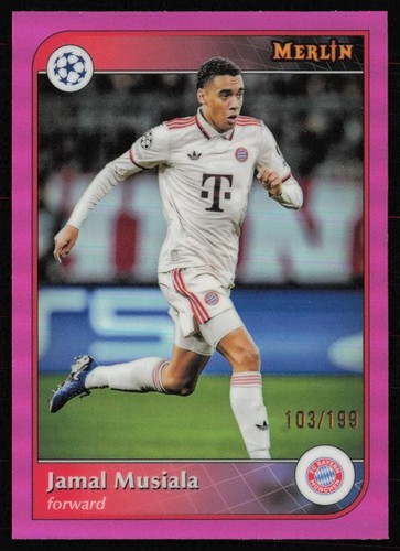 Jamal Musiala Merlin Chrome Pink Refractor