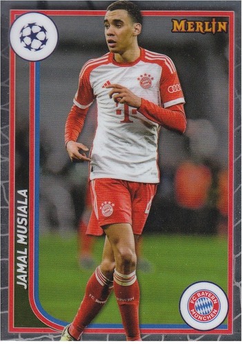 Jamal Musiala Merlin Chrome Refractor