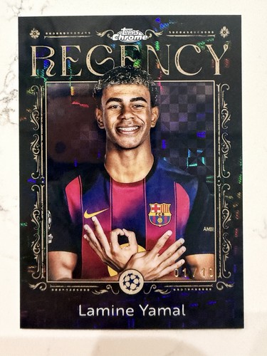 Lamine Yamal Chrome Black Refractor