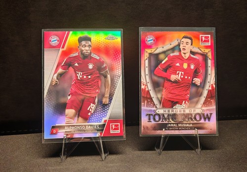 Jamal Musiala & Alphonso Davies Chrome Bundesliga Unknown