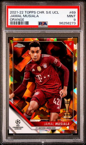 Jamal Musiala Chrome UEFA Orange