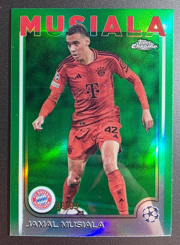 Jamal Musiala Chrome Green Refractor