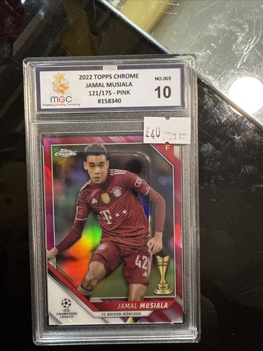 Jamal Musiala Chrome Pink Refractor