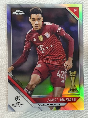 Jamal Musiala Chrome Champions League Refractor
