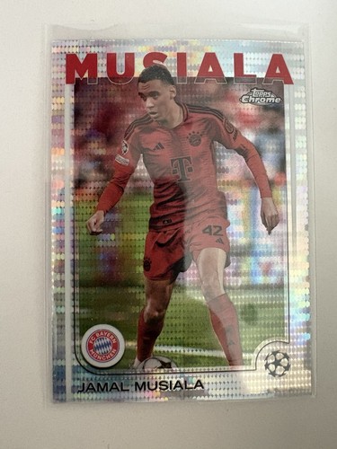 Jamal Musiala Chrome UEFA Champions League Wave