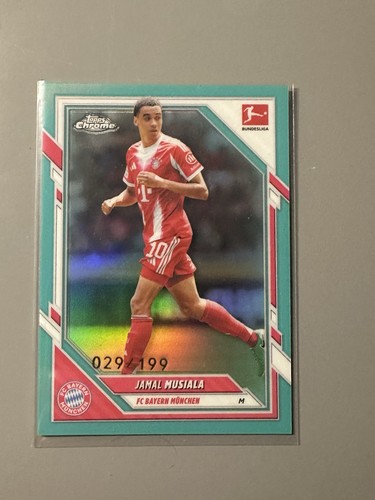 Jamal Musiala Bundesliga Chrome True Aqua