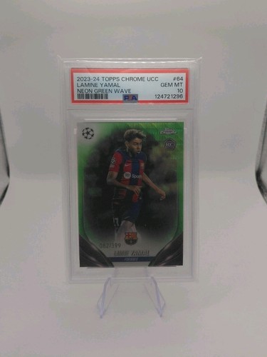 Lamine Yamal Chrome Neon Green Wave