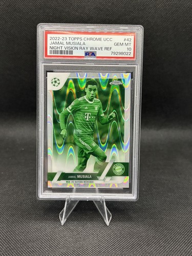 Jamal Musiala Chrome UEFA Ray Wave