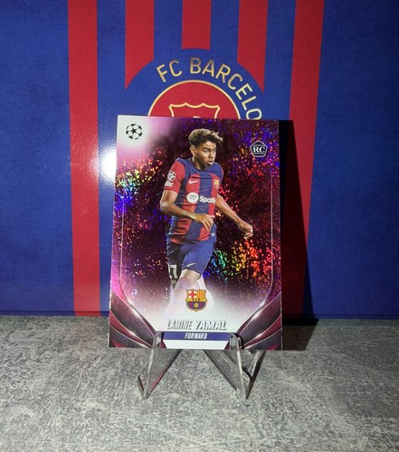 Lamine Yamal Chrome Pink Sparkle Foil