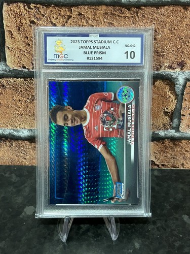 Jamal Musiala Stadium Club Chrome Blue Prizm