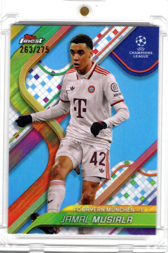 Jamal Musiala Finest Sky Blue Refractor