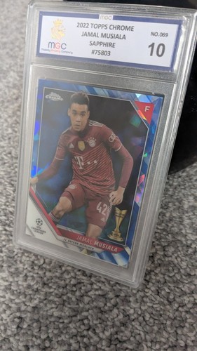 Jamal Musiala Chrome UEFA Sapphire